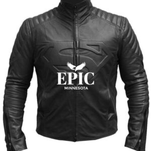 EPIC STYLE SUPERMAN MAN OF STEEL BIKER JACKET