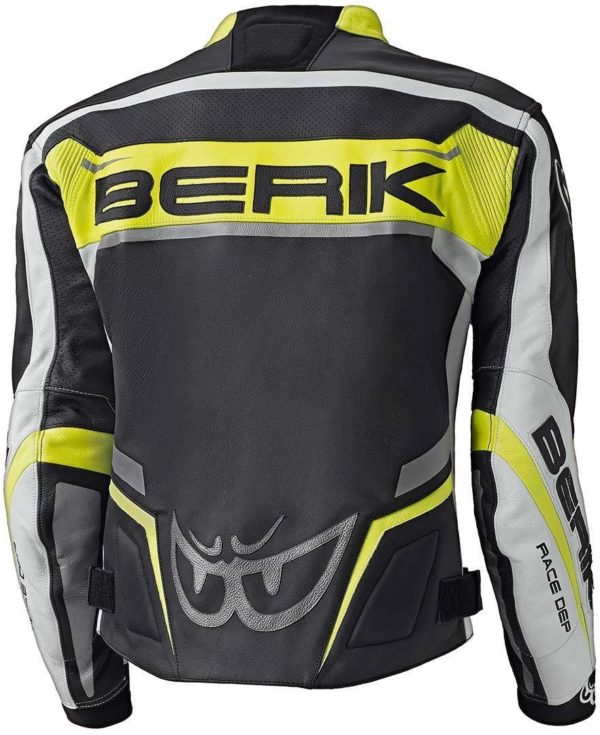 Exclusive Mens Berik Stagg Real Biker Leather Jacket - Image 2