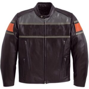 Exclusive Mens Rumble Motorcycle Genuine Leather Jacket