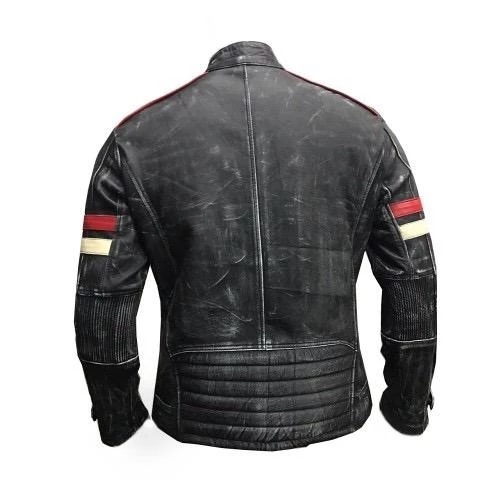 Raw Vintage Distressed Cafe Racer Jacket - Image 2