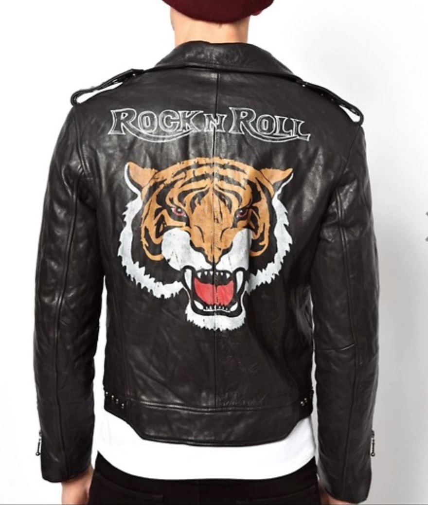 Rock N Roll Studded Leather Jacket