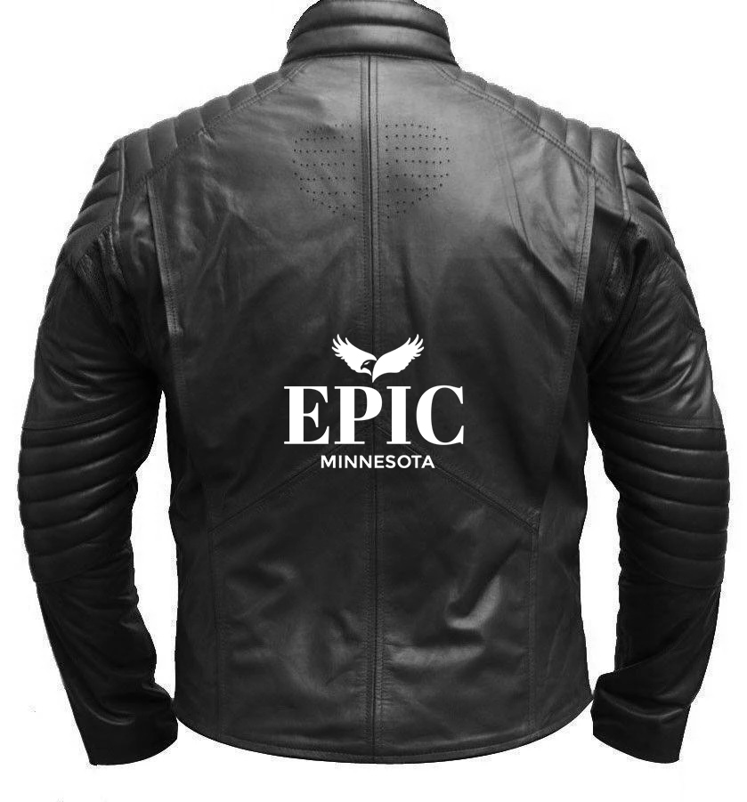 EPIC STYLE SUPERMAN MAN OF STEEL BIKER JACKET - Image 2